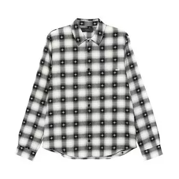 Рубашка Amiri Starburst Flannel Shirt 'Black', черный