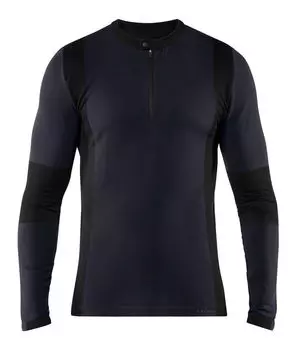 Рубашка anderson с длинными рукавами на молнии 1/2 Falke, синий
