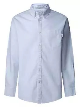 Рубашка Andrew Pepe Jeans, светло-синий