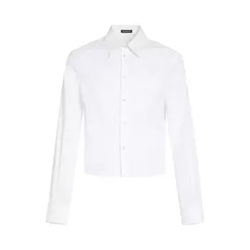 Рубашка Ann Demeulemeester Joren Fitted Shirt 'White', белый