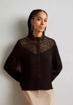 Рубашка Anna Field КРУЖЕВНАЯ РУБАШКА, цвет black
