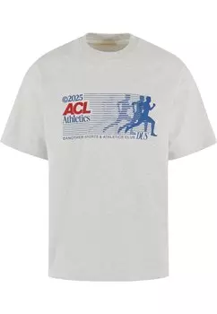 Рубашка Another Cotton Lab Athletics, пятнистый серый