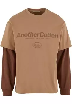 Рубашка Another Cotton Lab, кэмел