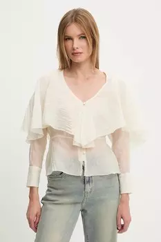 Рубашка Answear.Lab, бежевый