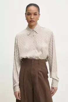 Рубашка Answear.Lab, бежевый