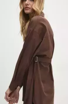 Рубашка Answear Lab, коричневый