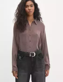 Рубашка Answear Lab, коричневый