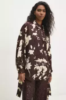 Рубашка Answear Lab, коричневый