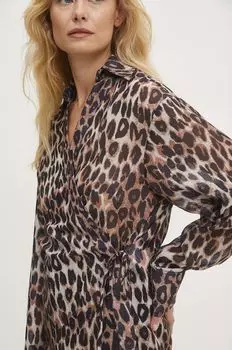 Рубашка Answear Lab, коричневый