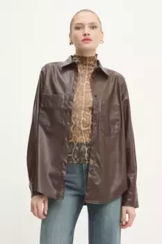 Рубашка Answear Lab, коричневый