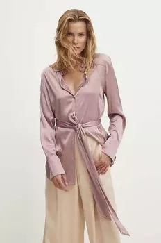 Рубашка Answear Lab, розовый