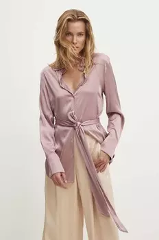 Рубашка Answear Lab, розовый