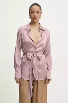 Рубашка Answear.Lab, розовый