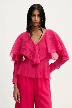 Рубашка Answear.Lab, розовый