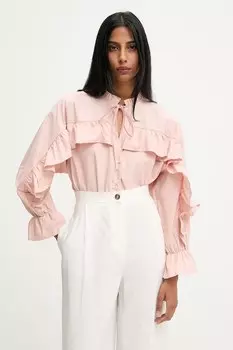 Рубашка Answear.Lab, розовый