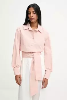 Рубашка Answear.Lab, розовый