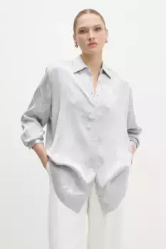 Рубашка Answear Lab, серебряный