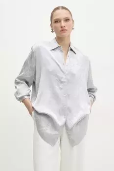 Рубашка Answear.Lab, серебряный