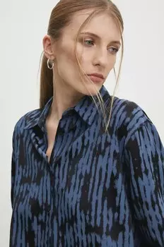 Рубашка Answear Lab, темно-синий