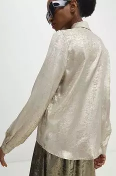 Рубашка Answear Lab, золото