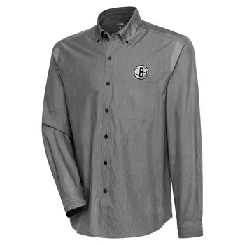 Рубашка Antigua Brooklyn Nets, черный