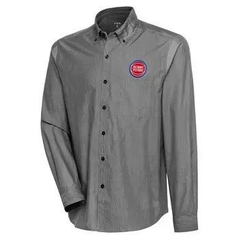 Рубашка Antigua Detroit Pistons, черный