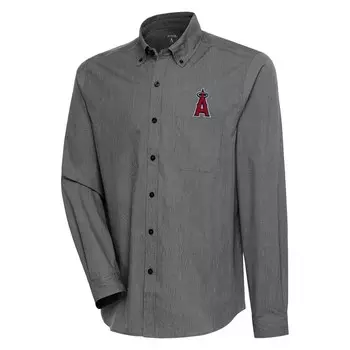 Рубашка Antigua Los Angeles Angels, черный
