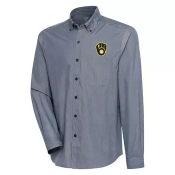 Рубашка Antigua Milwaukee Brewers, нави