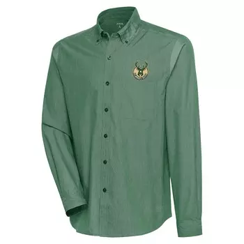 Рубашка Antigua Milwaukee Bucks, зеленый