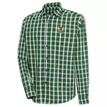 Рубашка Antigua Milwaukee Bucks, зеленый