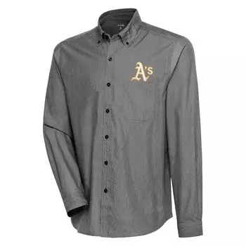 Рубашка Antigua Oakland Athletics, черный