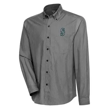 Рубашка Antigua Seattle Mariners, черный