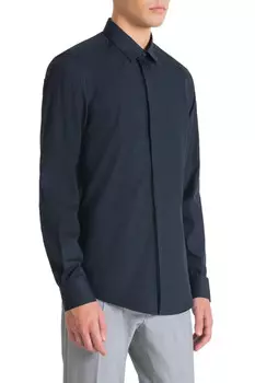 Рубашка Antony Morato на пуговицах, синий