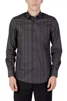 Рубашка Antony Morato с принтом, темно-серый