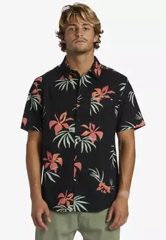 Рубашка Apero Classic Ss Quiksilver, черный