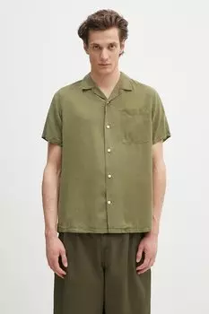 Рубашка Archer Relaxed Fit с коротким рукавом Barbour, зеленый