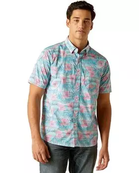 Рубашка Ariat Monroe Stretch Modern Fit, цвет Misty Jade