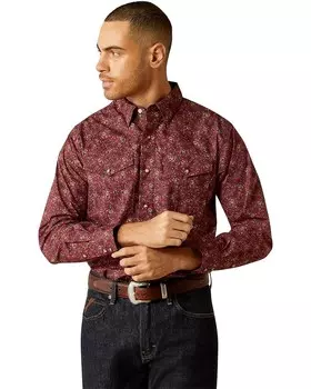 Рубашка Ariat Samson Classic Fit Shirt, цвет Dark Red