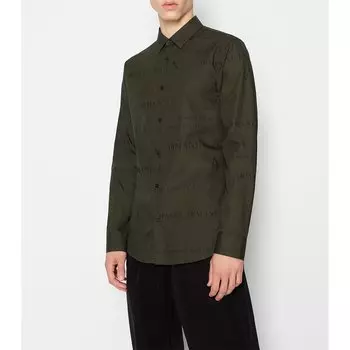 Рубашка Armani Exchange 6RZC17_ZNXLZ, зеленый