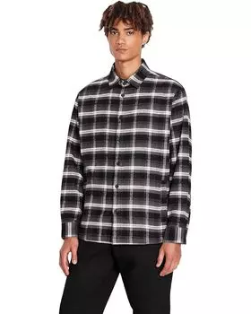 Рубашка Armani Exchange AX Plaid Woven, цвет Grey Big Check