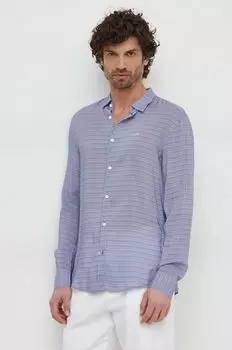Рубашка Armani Exchange, фиолетовый