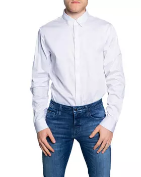 Рубашка Armani Exchange хлопковая, белый