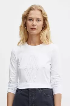 Рубашка Armani Exchange с длинными рукавами, белый
