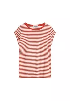 Рубашка Armedangels JILAANA STRIPES, красный