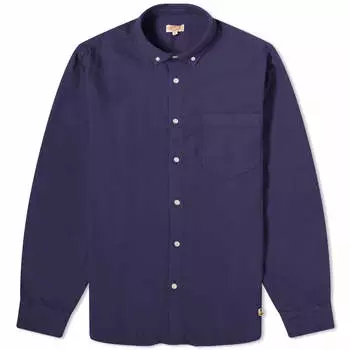 Рубашка Armor-Lux Button Down Flannel, цвет Marine Deep