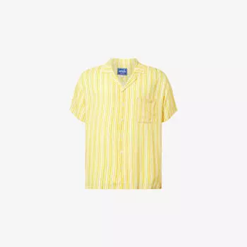 Рубашка Arrels Barcelona x lvaro Picardo Molinos в полоску, желтый