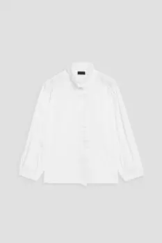 Рубашка Ashlyn из хлопкового поплина с вышивкой английской вышивки NILI LOTAN, белый