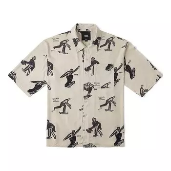 Рубашка asia artist collection ss24 short-sleeved shirt 'beige' Vans, бежевый