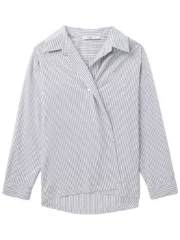 Рубашка асимметричного кроя b+ab, серый