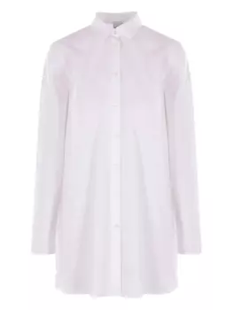 Рубашка ASPESI со складками на спине, белый